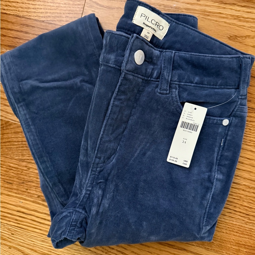Anthropologie Pilcro Corduroy High-Rise Skinny Jeans